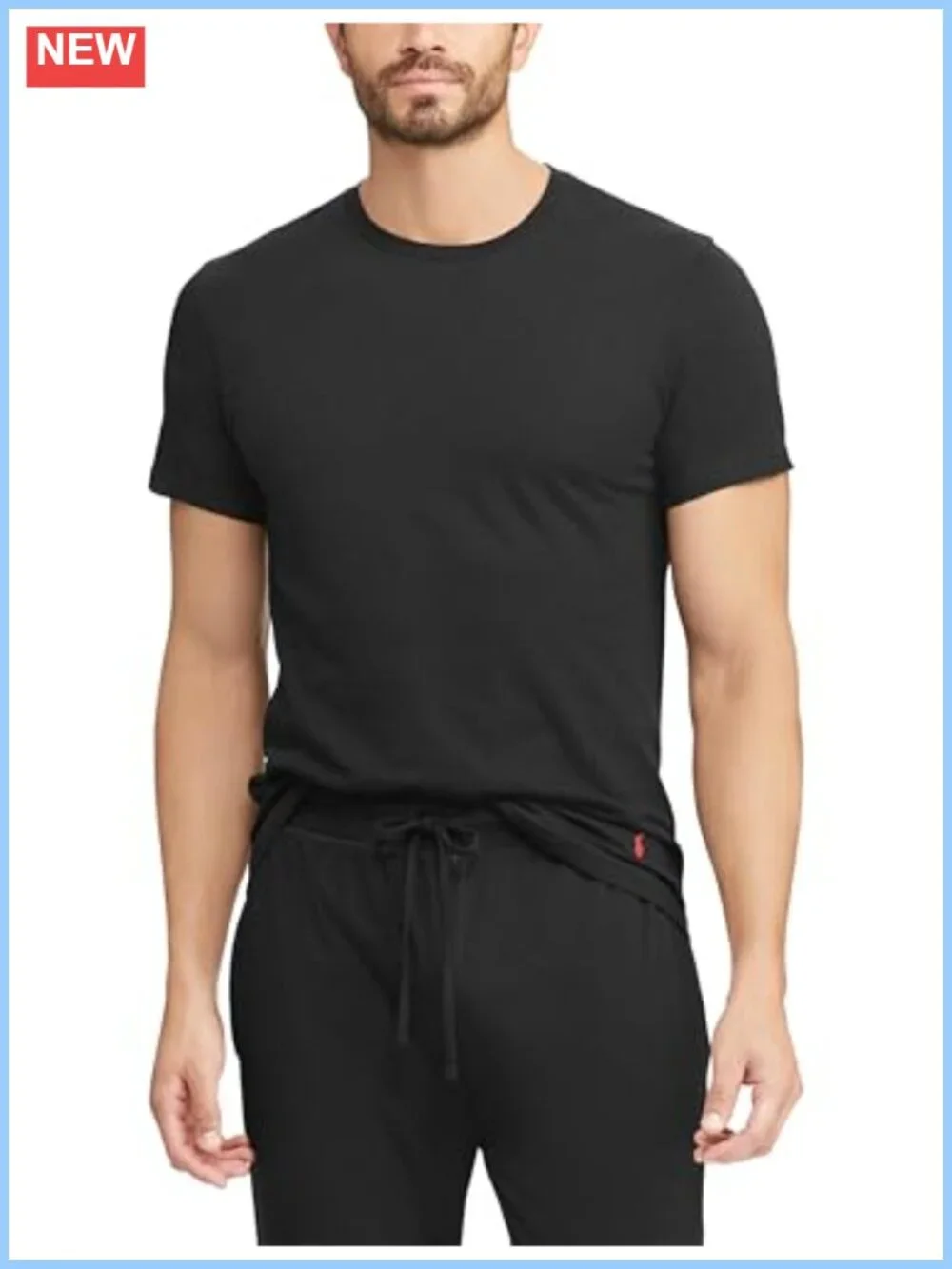 Men's 3-Pack Cotton Crewneck Undershirts Moisture-Wicking